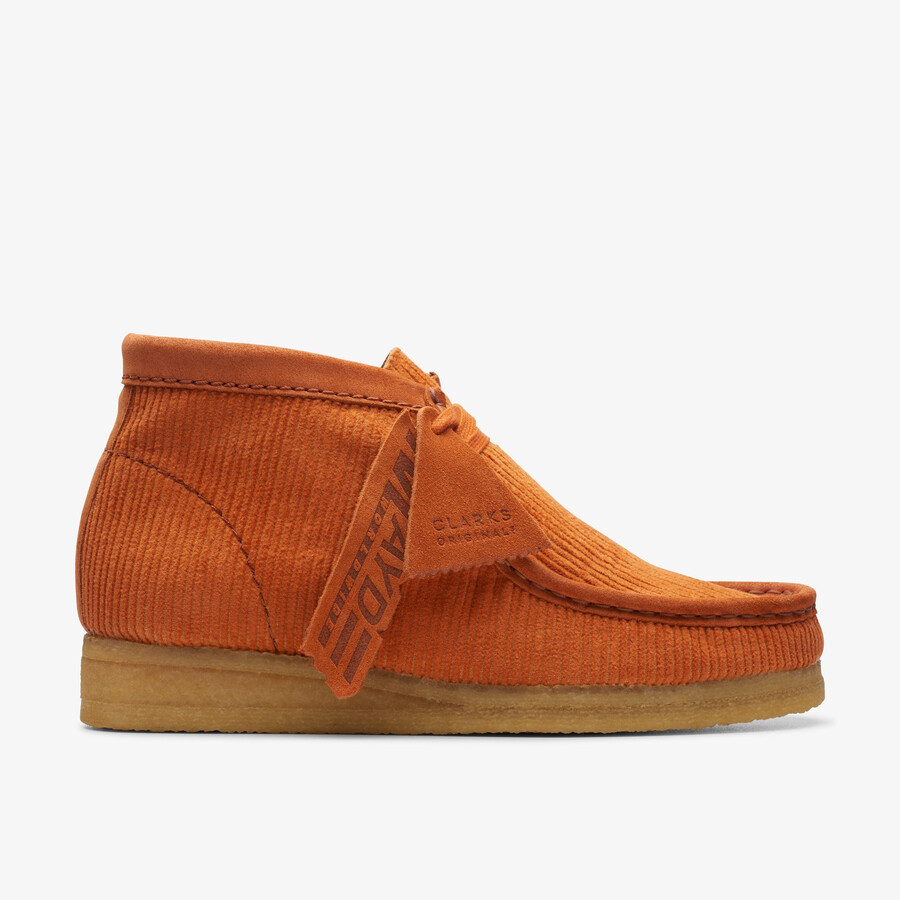 wallabee-laars - terracotta